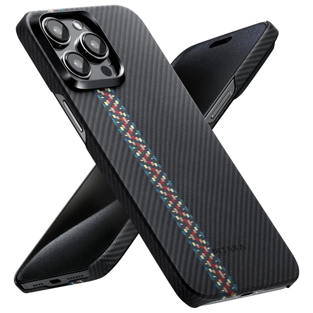 Aramid MagSafe Compatible iPhone 15 Pro Max Slim Case