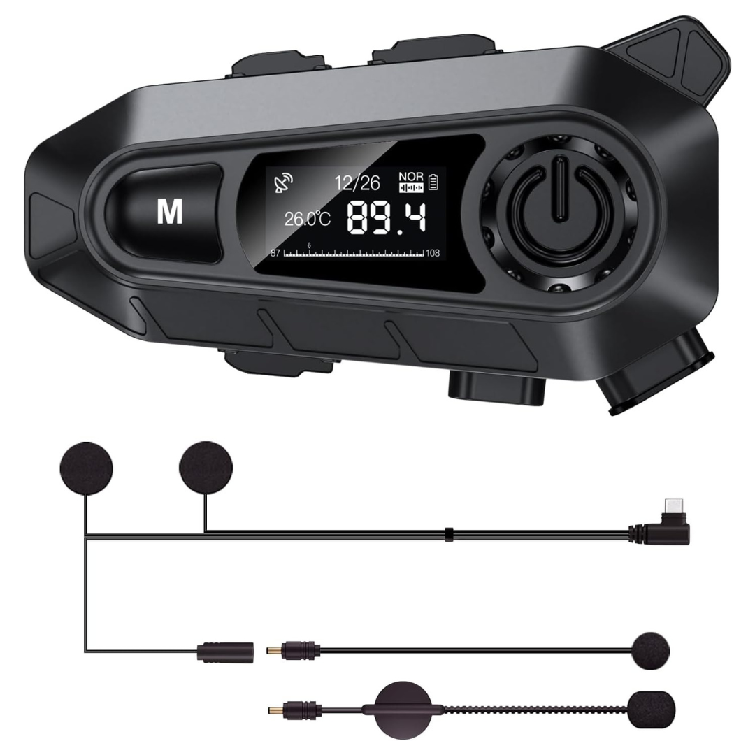 Touch Two A1 Motorcycle Helmet Bluetooth Headset