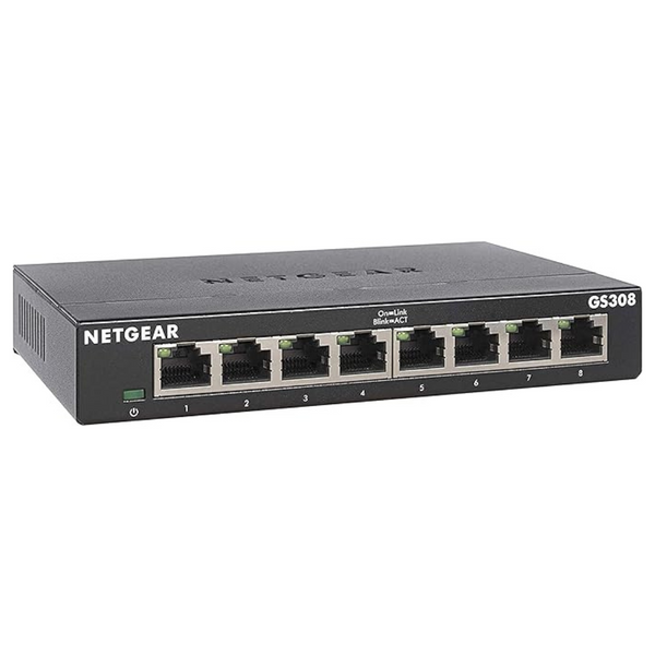 Netgear GS308 8-Port Gigabit Ethernet Unmanaged Desktop Switch