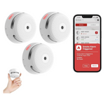 3-Pack X-Sense Smart Smoke Detector Fire Alarm With Replaceable Battery