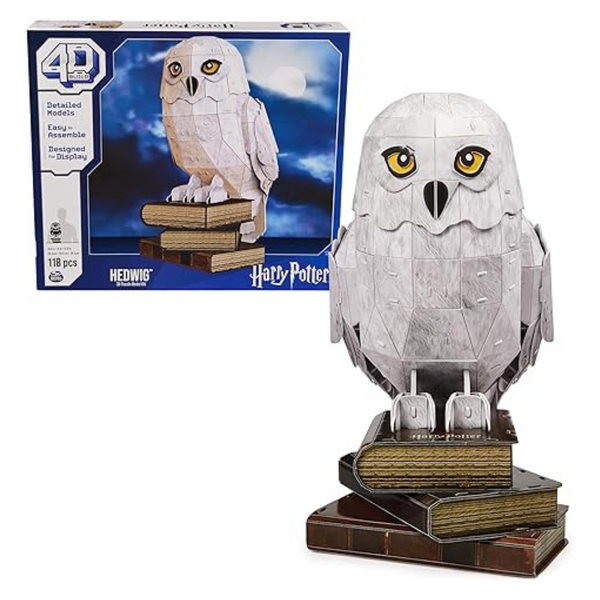 118-Piece 4D Build Harry Potter Hedwig 3D Model Kit Building Toys