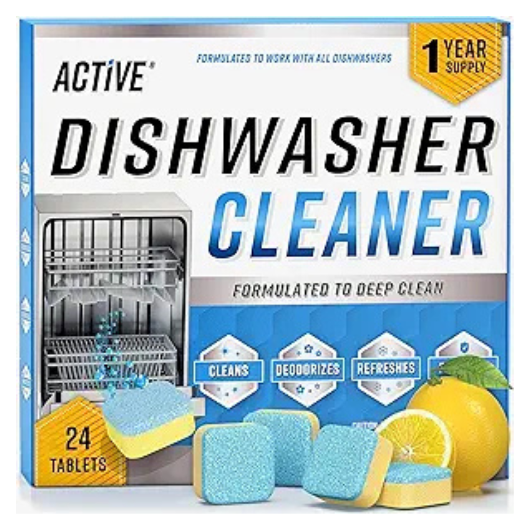 24-Pack ACTIVE Dishwasher Cleaner And Deodorizer Tablets