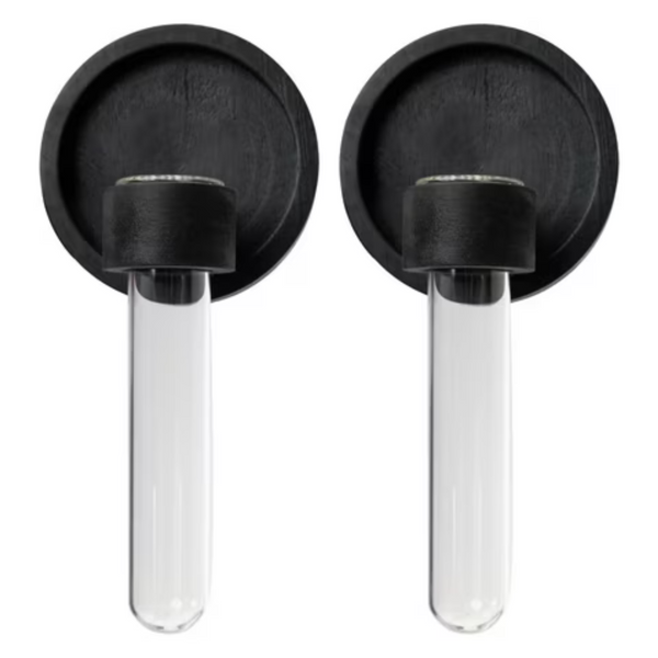 2-Pack Mainstays Black Wood Hanging Propagation Stations