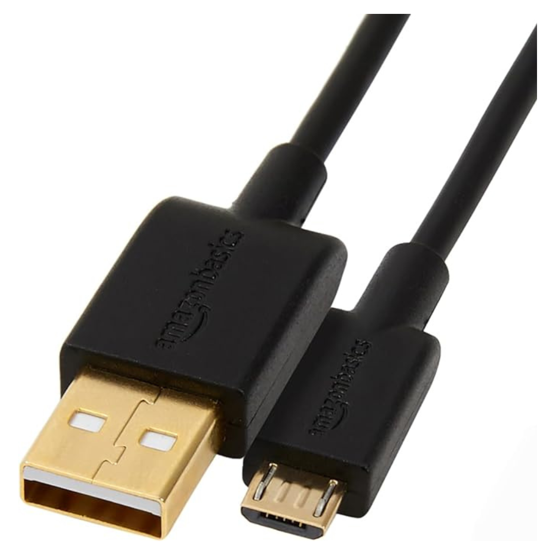 5-Pack Amazon Basics 6ft USB-A To Micro USB Charging Cable