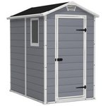 4ft x 6ft Keter Manor All-Weather Resin Outdoor Storage Shed
