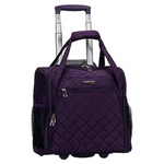 Rockland 15" Melrose Upright Wheeled Underseater Carry-On Luggage