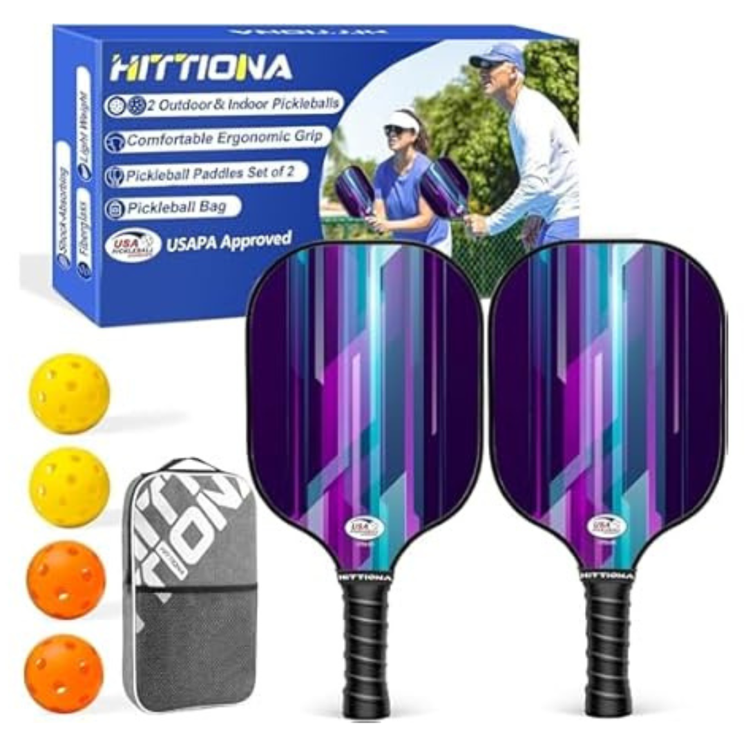 Set Of 2 Hittiona Pickleball Paddles