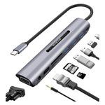 9-in-1 USB C To VGA Splitter With 4K Display & Audio
