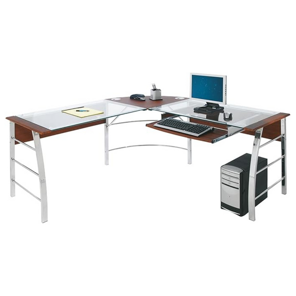 Realspace Mezza 62" W L-Shaped Corner Desk
