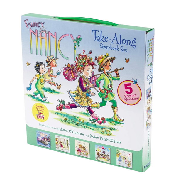 Fancy Nancy Take-Along Storybook Set: 5 Storybook Adventures (Paperback)