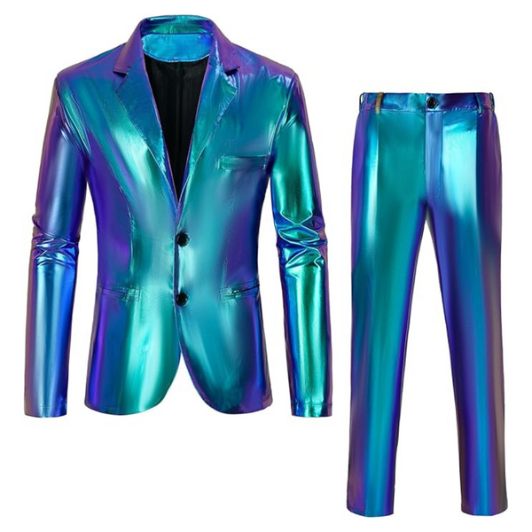 Men's 70s Outfit Disco Suit Shiny Party Outfit
