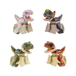 4-Pack Mattel Jurassic World Egg To Dinosaur Transforming Toys