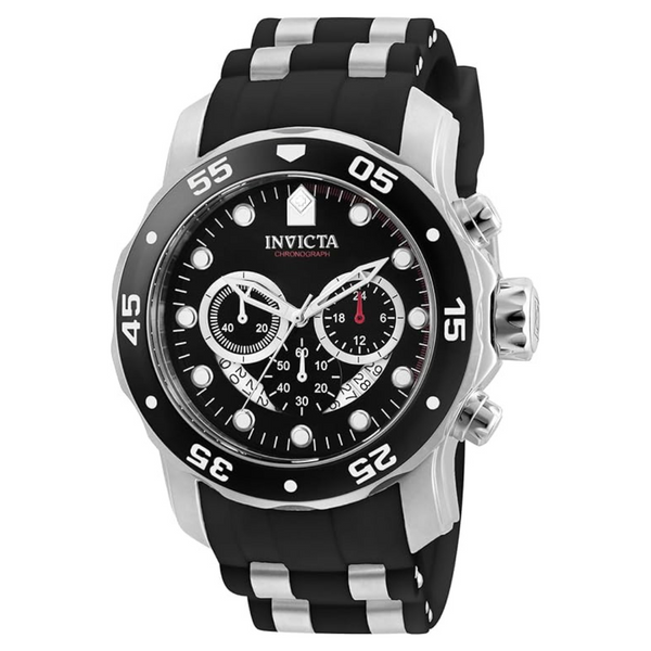 Invicta Men's Pro Diver Stainless Steel Watch (Blue Dial Black Polyurethane)