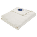 Beautyrest 50"x62" Plush Electric Heated Blanket W/ Foot Pocket & Auto Shutoff