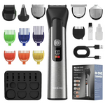 Hoey 5-Piece All-in-One Waterproof Mens Grooming Kit And Hair Clipper
