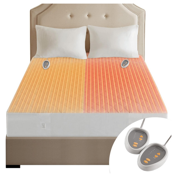 Beautyrest Cotton Blend Heated Mattress Pad W/5 Heat Settings (Cal King)