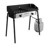 Camp Chef 14" Cooking Combo W/Dual Burners & Reversible Cast Iron Grill/Griddle