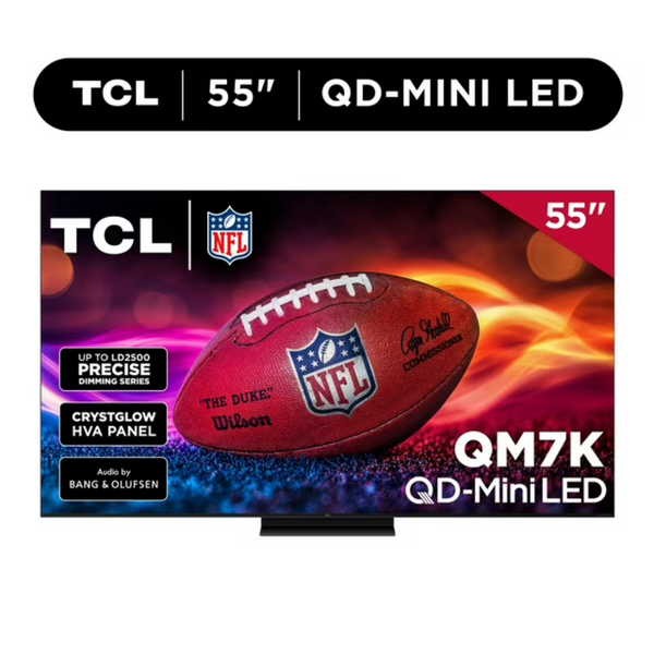 55" TCL QM7K 4K Ultra HDR Smart QD-Mini LED Google TV