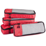 4-Piece Amazon Basics Slim Packing Cubes for Travel (3 colors)