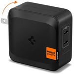 Spigen 2 Port 100W USB-C GaN II Foldable Wall Charger (Black)