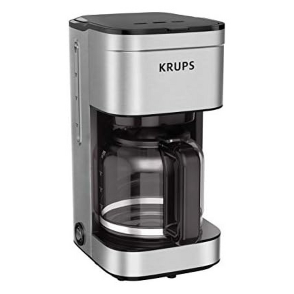 10-Cup Krups Simply Brew Stainless Steel Drip Coffee Maker