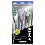 6-Count Reach Essentials Toothbrush With Caps (Soft)
