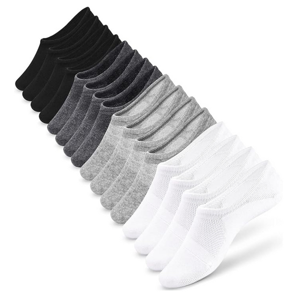 8-Pairs IDEGG Men's No Show Low Cut Ankle Short Socks