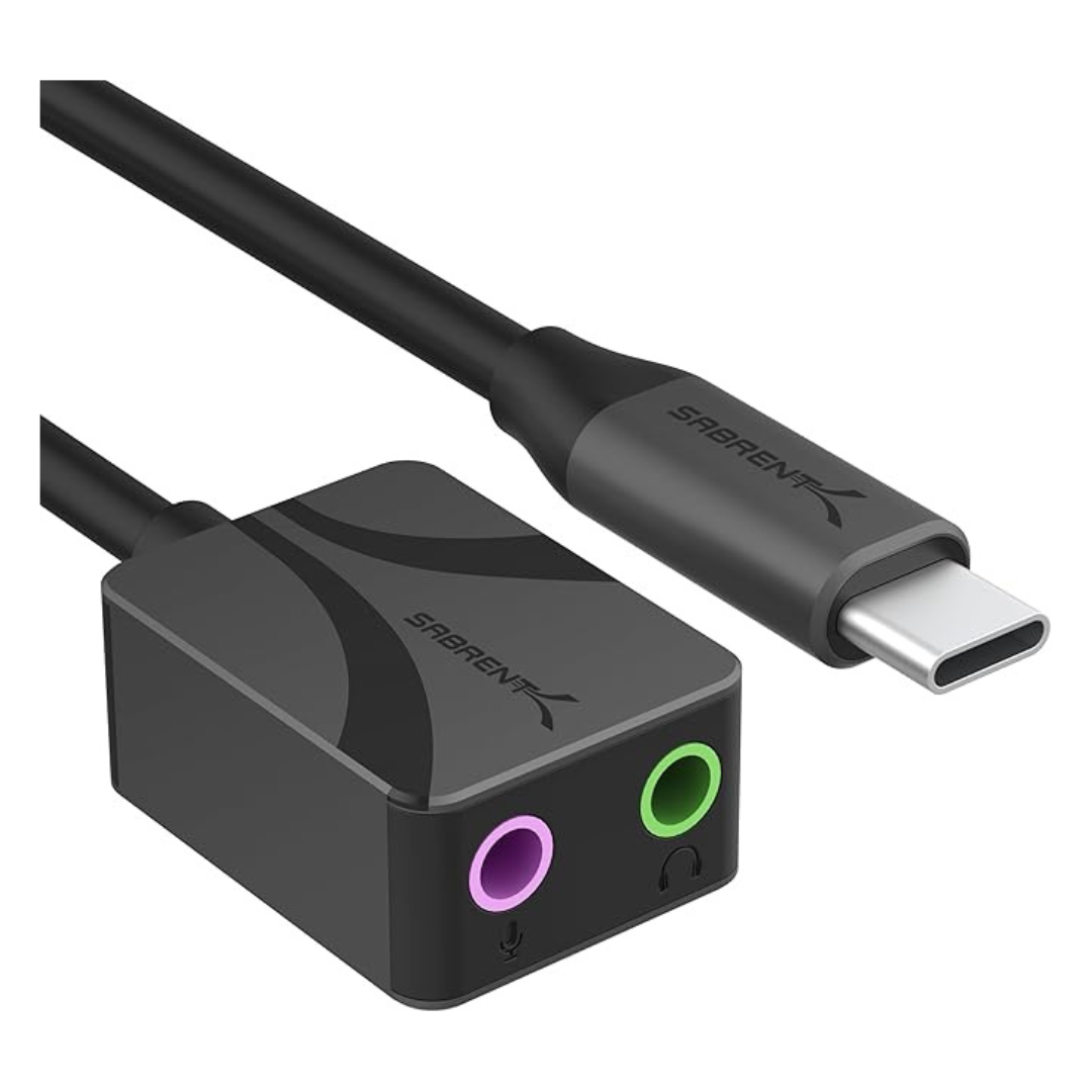 Sabrent USB To 3.5mm Jack Audio Adapter