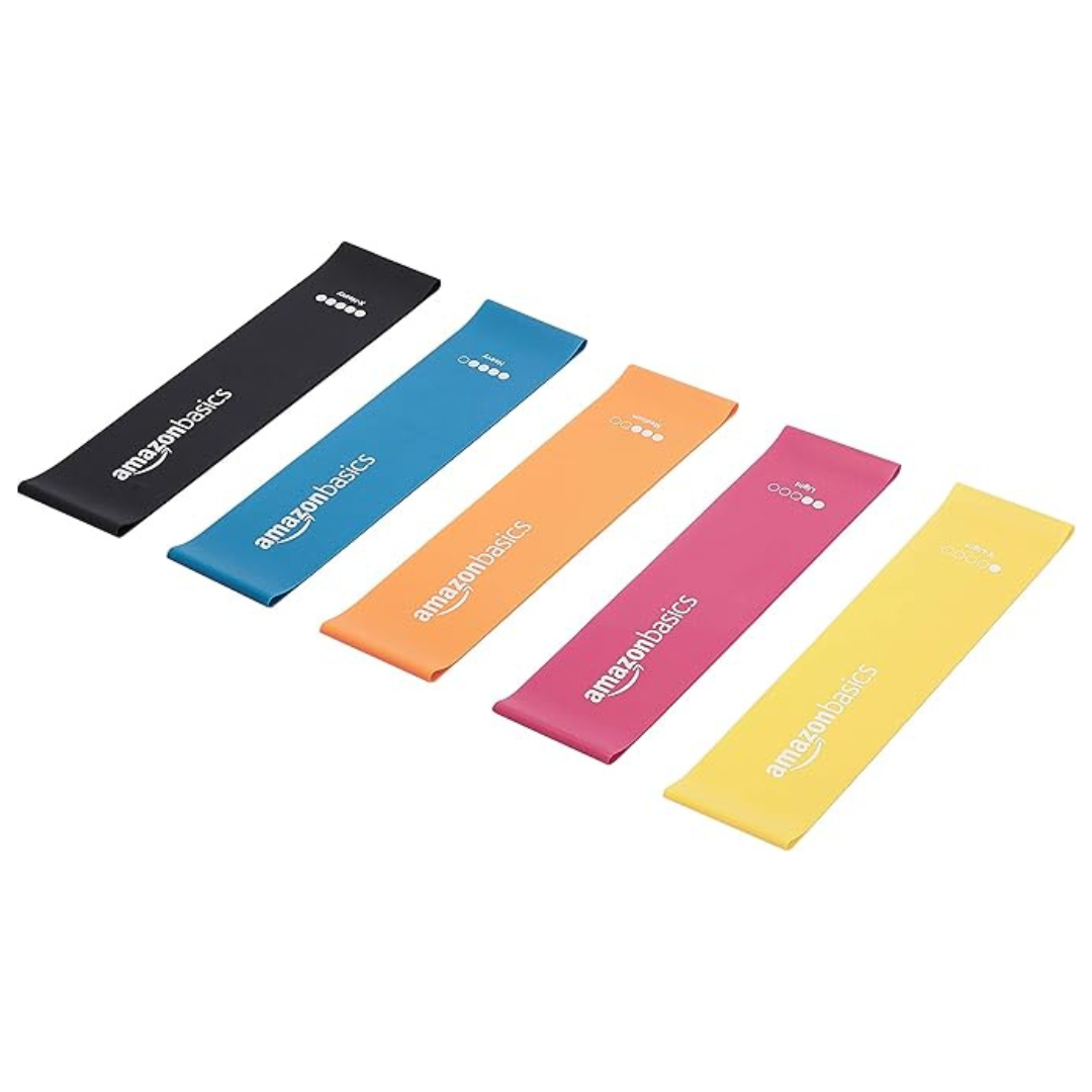 Set Of 5 Amazon Basics Resistance Bands