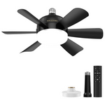 18" Ceiling Socket Fans With Lights (2 Colors)