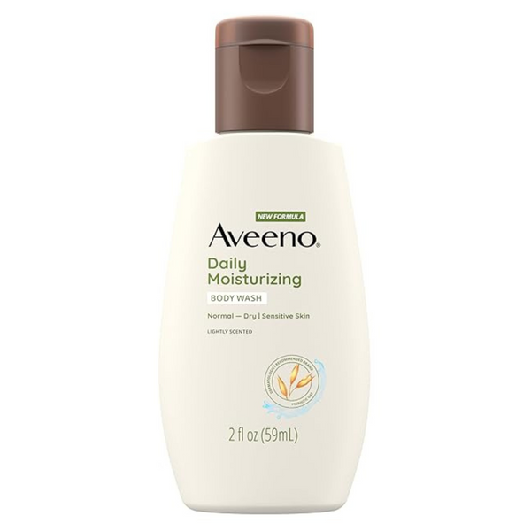 Aveeno Daily Moisturizing Body Wash For Sensitive Skin + Prebiotic Oat (2 Fl. Oz)