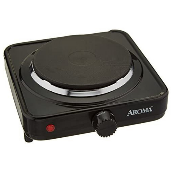 Aroma 6" Single Burner Die-Cast Hot Plate (AHP-303)