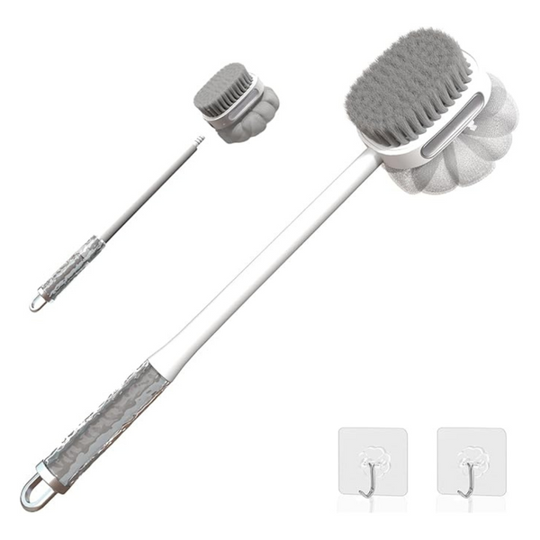 2-In-1 Dual-Sided Shower Back Brush