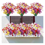 20 Bundle UV Resistant Artificial Outdoor Flowers