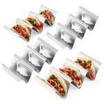 Set Of 4 Stainless Steel Premium Taco Holder