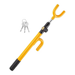 Cartman Vehicle Steering Wheel Lock With Adjustable Length Fit