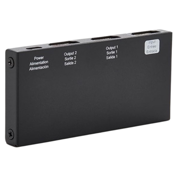 Amazon Basics 1 In 2 Out 4K 60Hz HDMI Splitter For Dual Monitors