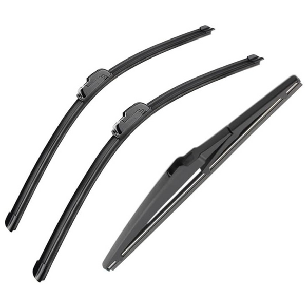 3-Pack Front & Rear Windshield Wiper Blades