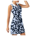 FKEEP Women's Sport Zipper V-Neck Dress (Various)