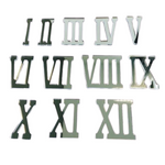 12-Piece Mini Roman Mirrored Acrylic Numerals