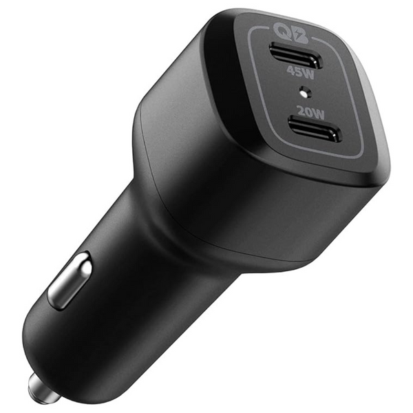 65W Spigen ArcStation 2-Port USB-C PD 3.0 Car Charger