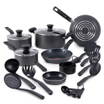 18-Piece T-Fal Initiatives Aluminum Nonstick Cookware Set
