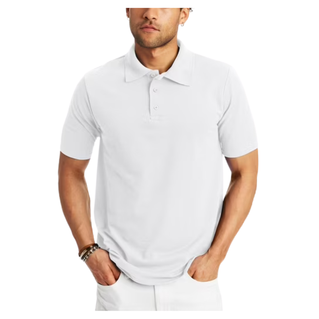 Hanes Men's X-Temp Short Sleeve Polo Shirt (2 Color Options)