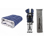 Folding Portable Outdoor Camping Cot With Pad 900LBS