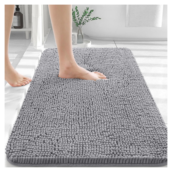 Olanly 30" x 20" Extra Soft Absorbent Chenille Bath Rugs