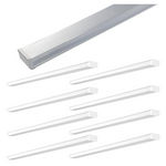 8-Pack Lightdot 3" Linkable 4ft LED Shop Light