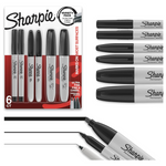 6-Count Sharpie Fine/Ultra-Fine/Chisel-Point Permanent Markers