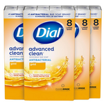 32-Count (8x4-ct.) 4oz Dial Antibacterial Deodorant Bar Soap (2 Scents)