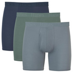 3-Pack Hanes Men's Supersoft Fabric Boxer Briefs (2 Colors)