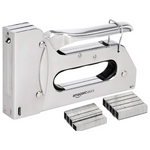 Amazon Basics Manual Staple Gun With 1000 Staples